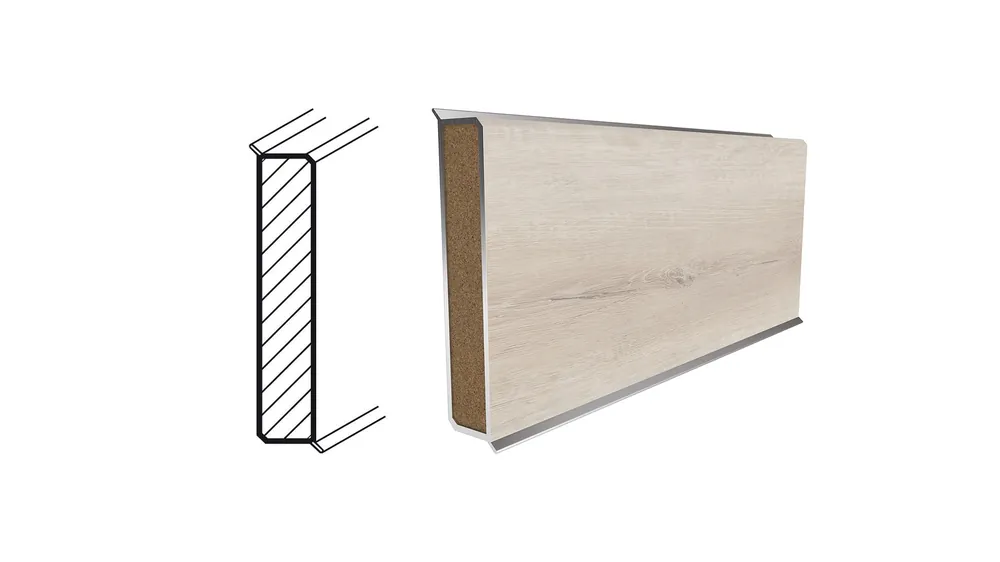 Rabatt Project Floors Dekor Sockelleiste SO 3200