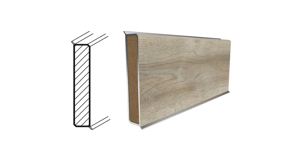 Billig Project Floors Dekor Sockelleiste SO 3140