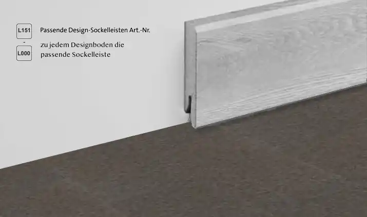 Sockelleiste L151 - Anthrazit Loft Geprüft