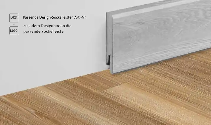 Neue Ware Soclelleiste L021 - Honey Ash