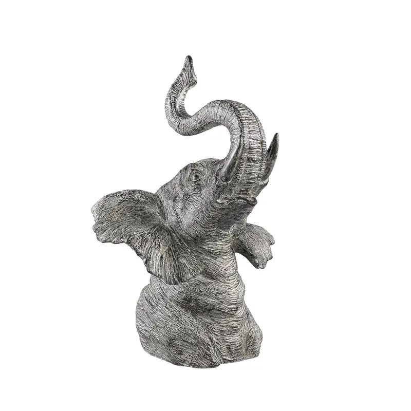 Statue aus Polyresin mit detailreichem Relief-Design stilvoller Tiermotiv-Ausarbeitung & hochwertiger Verarbeitung – Carter | PTMD Begrenztes Angebot