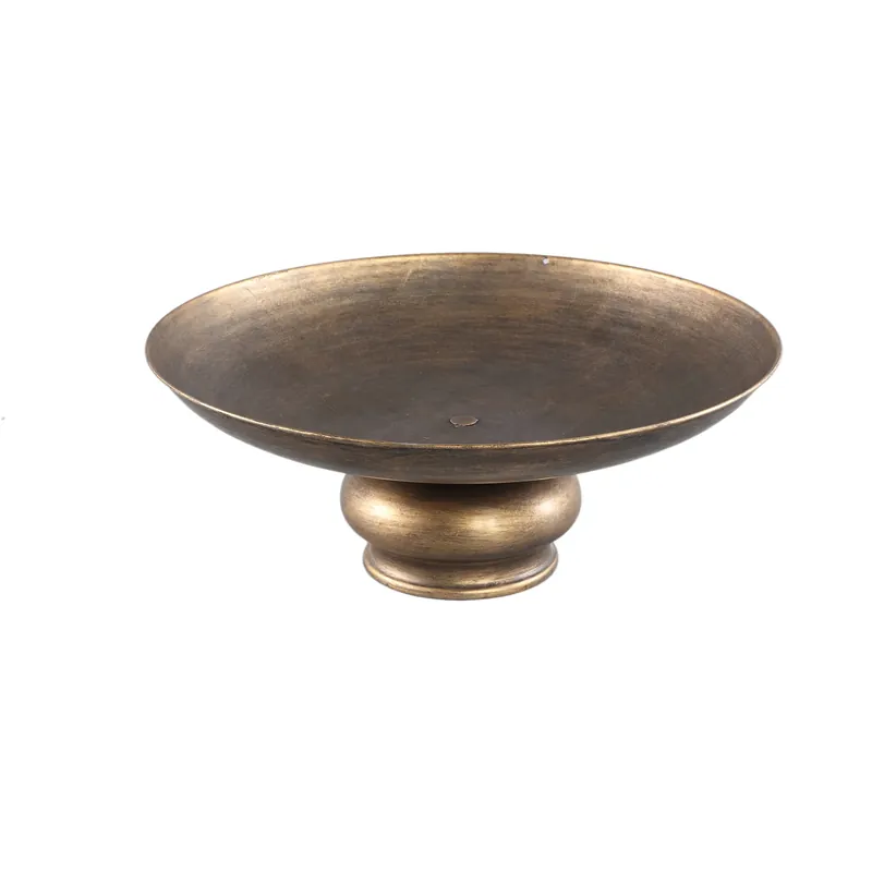 Highlight Schale Organisches Design, Gold-Finish, Hochwertiges Eisen – Luciene | PTMD