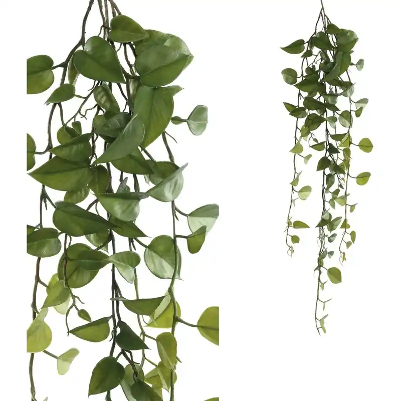 Kunstpflanze Philodendron-Design, Hochwertige Materialien, Dekorativer Hänge-Stil | PTMD Knallerangebot