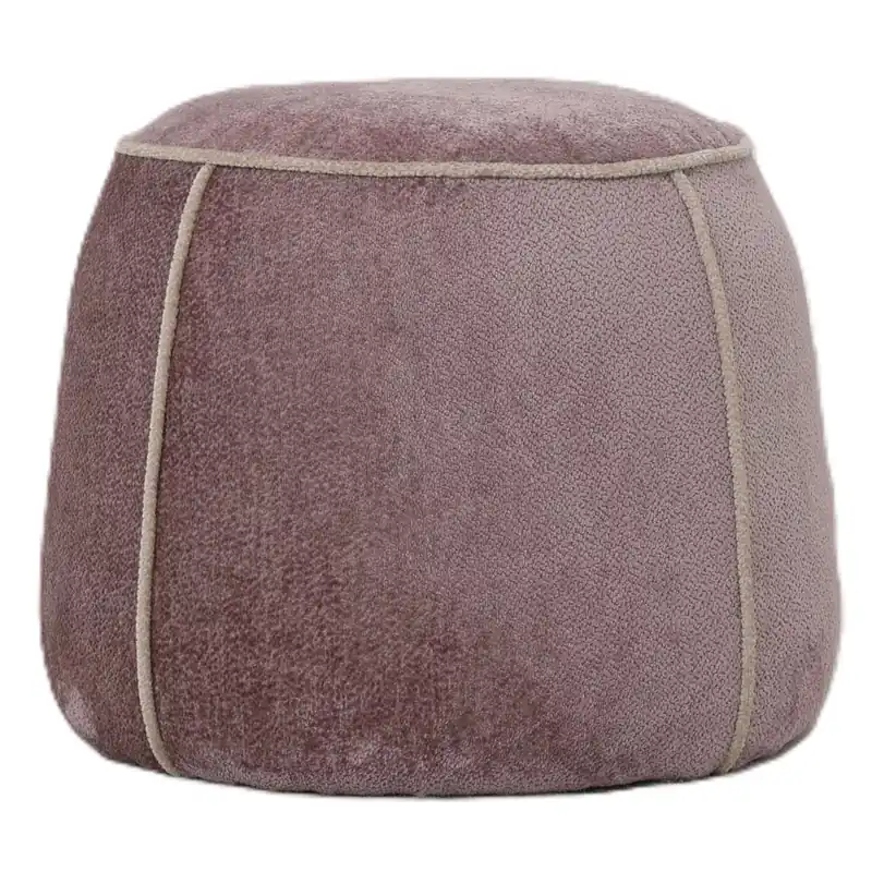 Preis Gesenkt Hocker – Flamingo Design, Textil Material, Runde Form – Napoli | PTMD