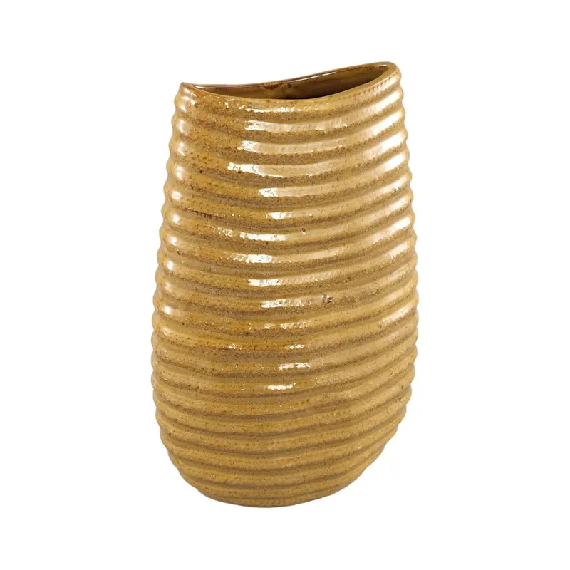 Keramiktopf - Riddy Yellow 23.5 x 11.0 x 37.0 cm Versand Am Gleichen Tag