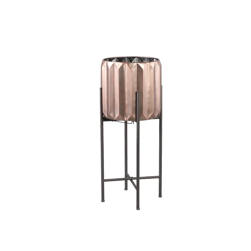 Rabatt Topf – Industrielles Design, Runde Form, Eisen Material, Metallgestell, S – Eleyza | PTMD