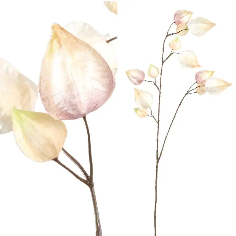 Preisreduziert Kunstpflanze mit realistischer Physalis-Optik, sanftem Cremeton und dekorativer Spray-Form | PTMD