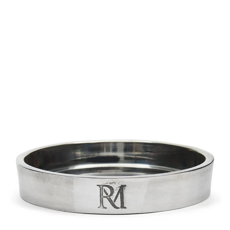 Top-Preis Kerzenhalter – Silberfarben, Zeichenmuster, Aluminium, S - Maxime | Rivièra Maison