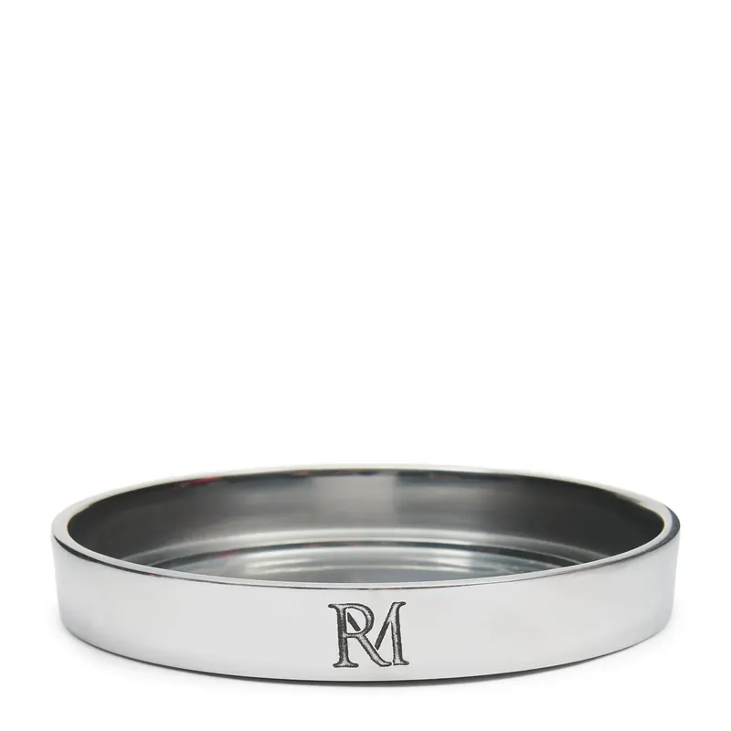 Angebot Kerzenhalter – Silberfarben, Zeichenmuster, Aluminium, L - Maxime | Rivièra Maison