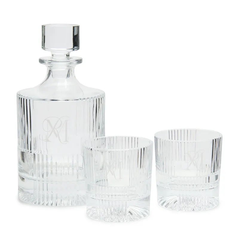 Whiskey-Set transparentem Glas – Enjoy the Moment | Rivièra Maison Zertifiziert
