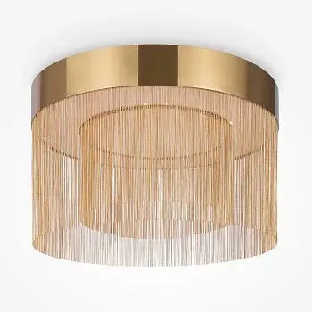 Deckenleuchte Mattgoldenes Finish & Opalglas – Imaginary | Maytoni Preisknaller