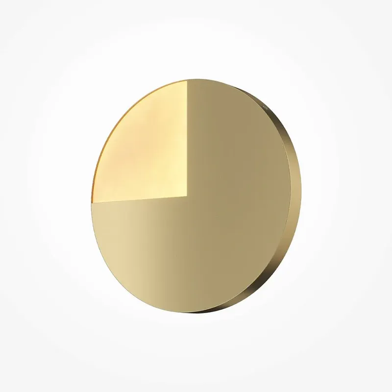 Kracherpreis Wandleuchte Gebürstetes Messingfinish, matter Acrylglas-Diffusor, integrierte 10 W LED 3000 K – Jupiter | Maytoni