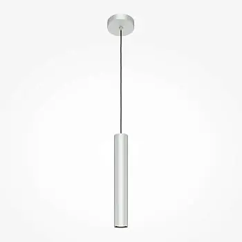 Pendelleuchte Chromfarbenes Metall Modernes Design & Integrierte LED – Pro Focus | Maytoni Meistverkauft