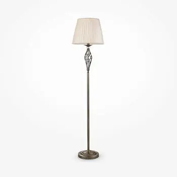 Stehleuchte Metallrahmen & bronzene Beschläge & verstellbarer Lampenschirm – Grace | Maytoni Online Kaufen