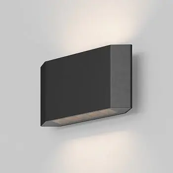 Fassadenbeleuchtung Graphit-Aluminium LED 8W 3000K IP54 Up-Down – Pull | Maytoni Sale