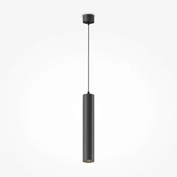 Pendelleuchte – Schwarzes Aluminium, Neutralweißes Licht, Zylindrische Form - Focus LED | Maytoni Direkt Vom Hersteller
