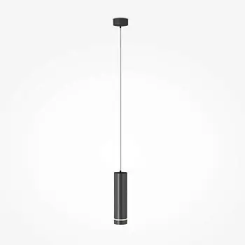 Pendelleuchte – Integrierte LED, Schwarzes Aluminium, Zylindrisches Design - Efir | Maytoni Neuheit