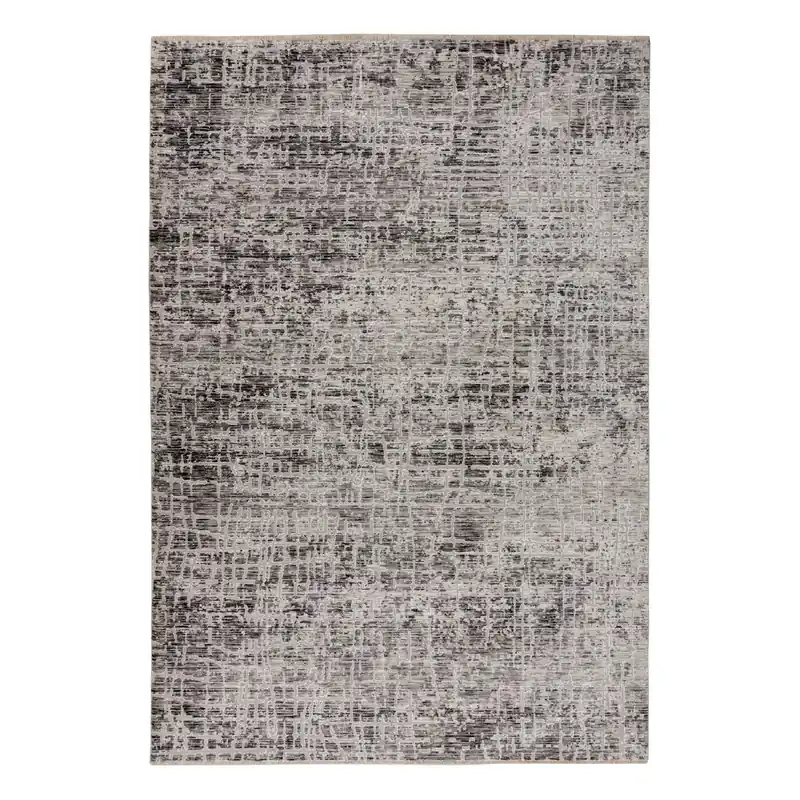 Teppich Graues Kurzflor Polyester – Amora 260 | Kayoom Abverkauf