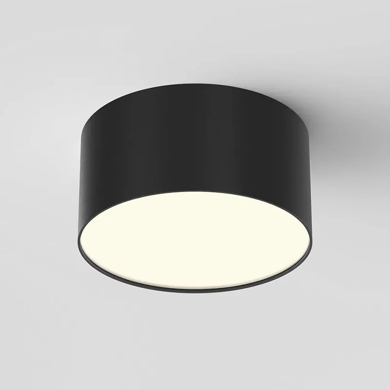 Angebot Deckenleuchte – Mattes Schwarz, 12W LED, Warmweißes Licht - Zon | Maytoni