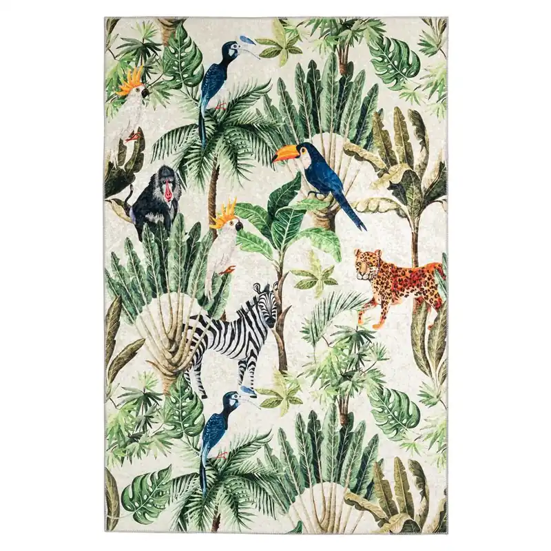 Teppich Kurzflor Jacquard Multi – Exus 223 | Kayoom Preisreduziert