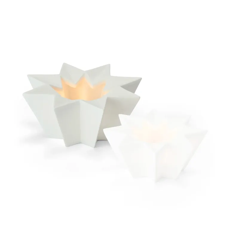 Teelichthalter – gebürstetes Metall reflektierendes Innenleben minimalistisches Design – Glory | Philipp Direktkauf