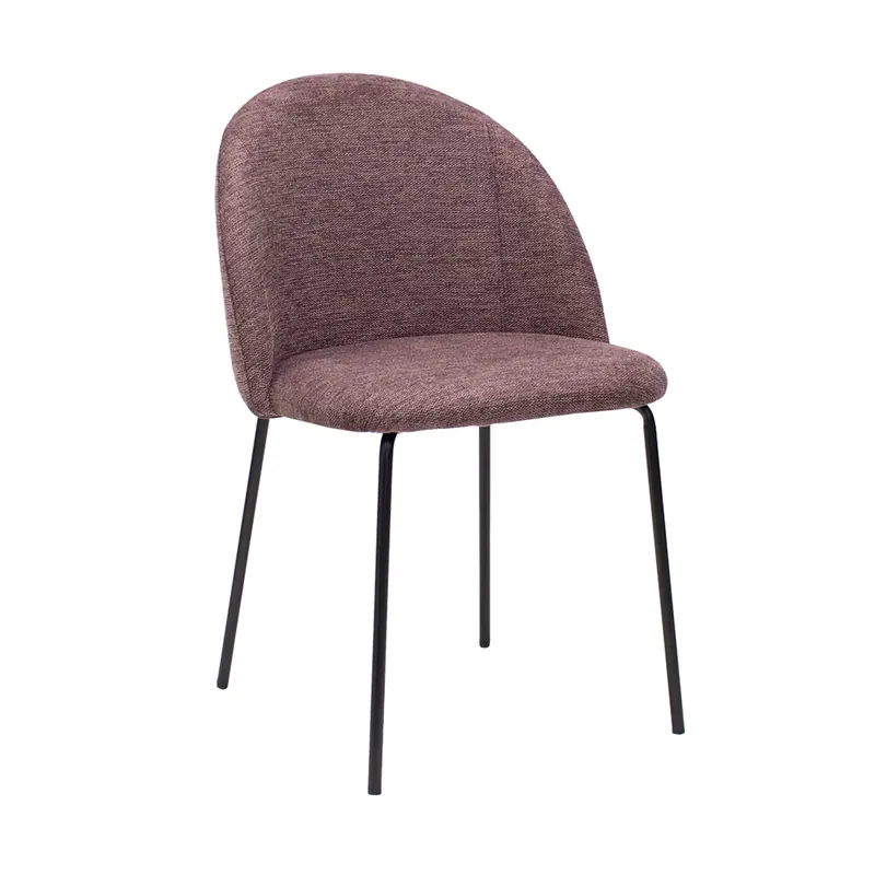 Esszimmerstuhl Modernes Design, Gepolsterter Sitz, Ergonomische Rückenlehne, Metallgestell – Noa | Kick Collection Günstig