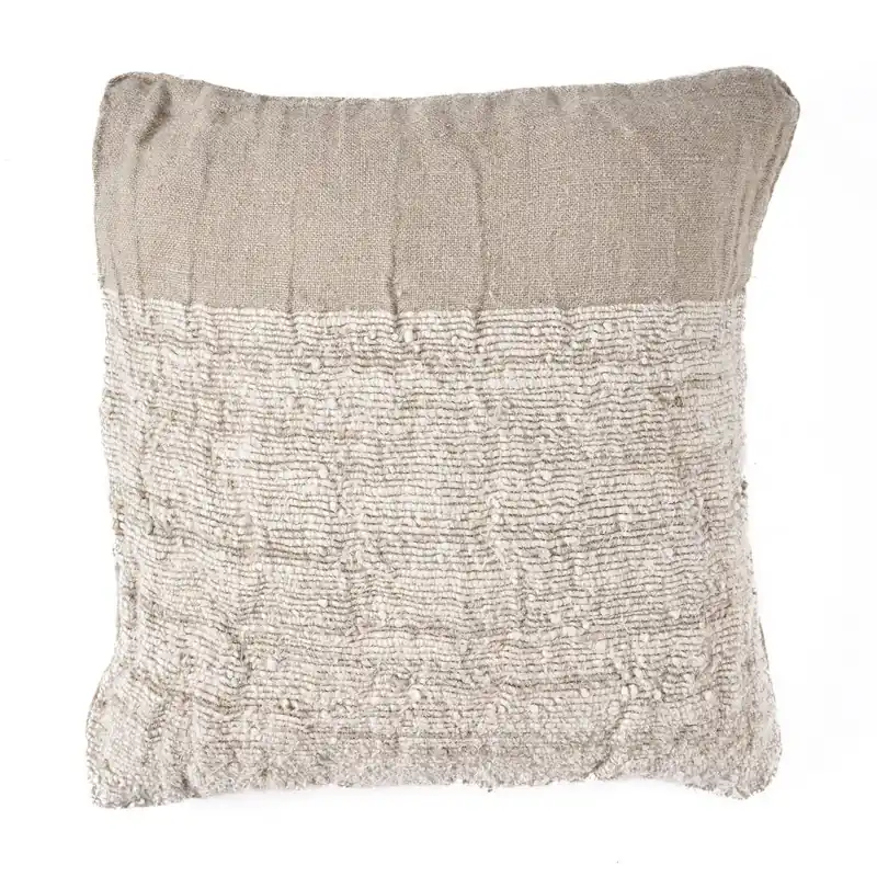 Schneller Versand Kissenbezug – Natürliches Leinen, Atmungsaktive Struktur, Handgefertigtes Design – Linen Edit | Bazar Bizar Antwerp