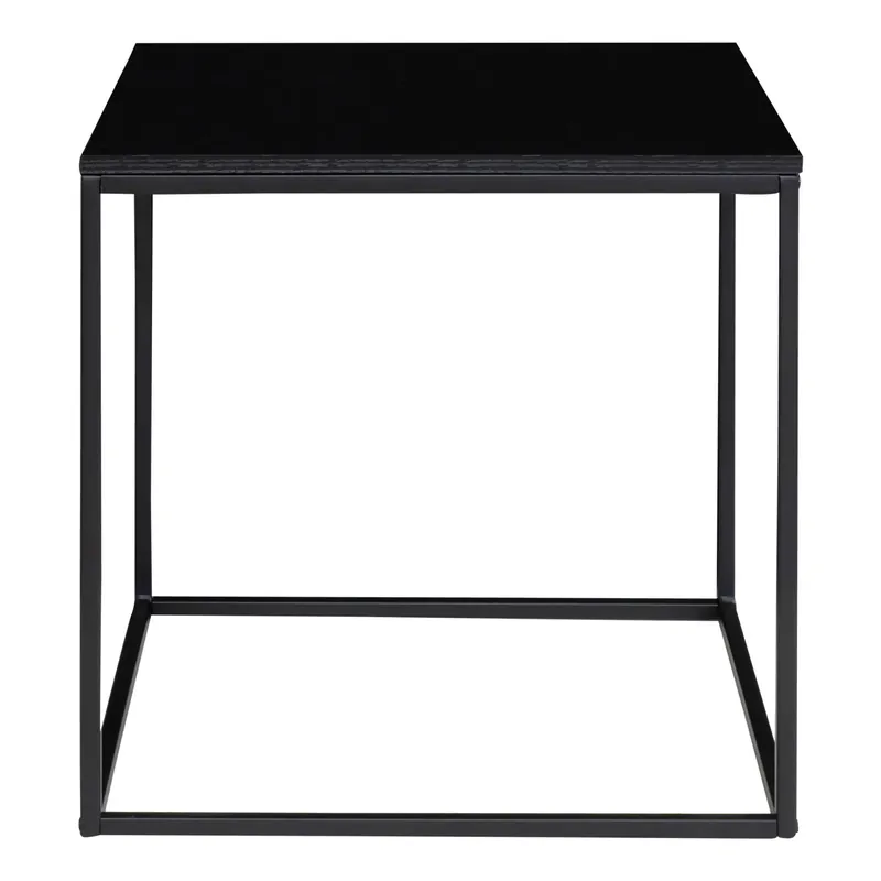 Beistelltisch – Schwarzes Metall, Schwarze Platte, Minimalistisches Nordic – Vita | House Nordic Letzte Chance