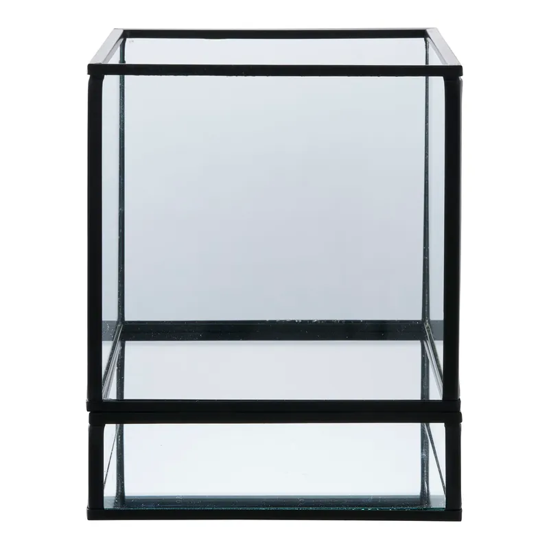 Kerzenhalter – Metall & Glas, schwarzes Finish, stimmungsvolle Lichtwirkung – Hurricane | House Nordic Heißes Angebot