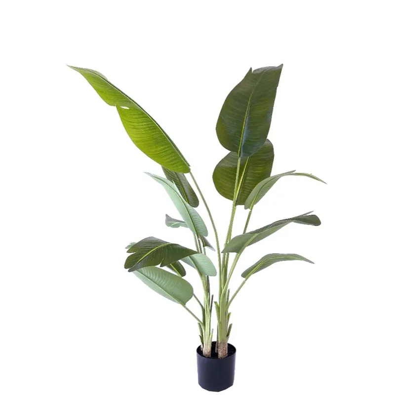Preis Gesenkt Kunstpflanze - Tropisches Design Real-Touch-Blätter Pflegefrei (200 cm) – Strelitzia | NeverLeafs
