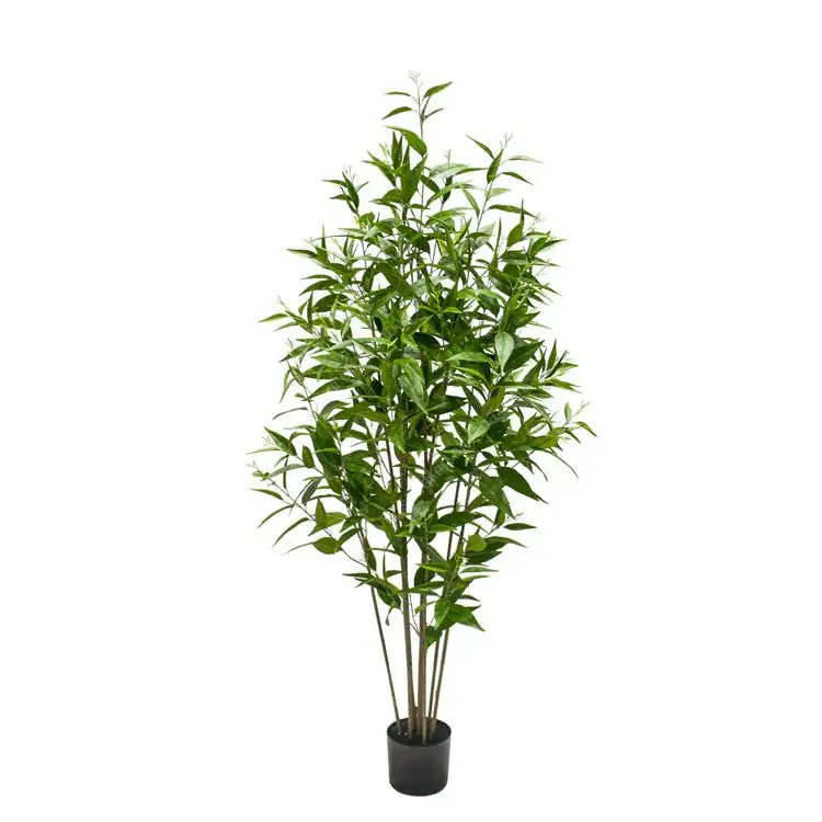Kunstpflanze - Realistische Blätter, Pflegefrei, Moderner Look (180 cm) – Eucalyptus Deluxe | Neverleafs Neue Ware