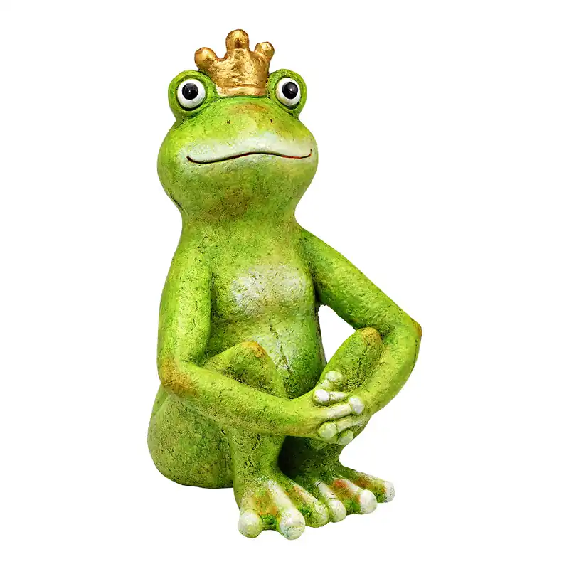 Dekofigur – Grüne Magnesia, Froschkönig Figur | Wurm Nur Für Kurze Zeit