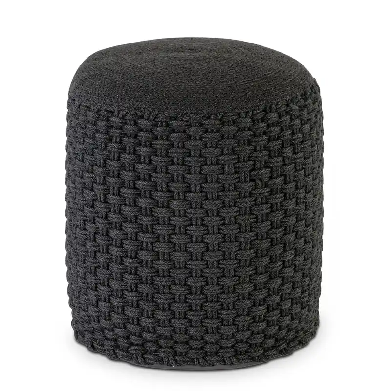 Pouf aus recyceltem Kunststoff, Strick-Optik, nachfüllbar & Outdoor-tauglich – Merino | MVG Voglrieder Aktuell
