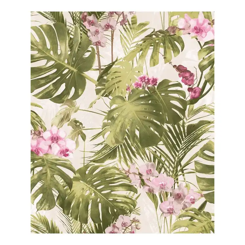 Top-Preis VliesTapete Blumenmuster, Tropische Blätter, Einfach anzubringen – Myriad | Dutch Wallcoverings