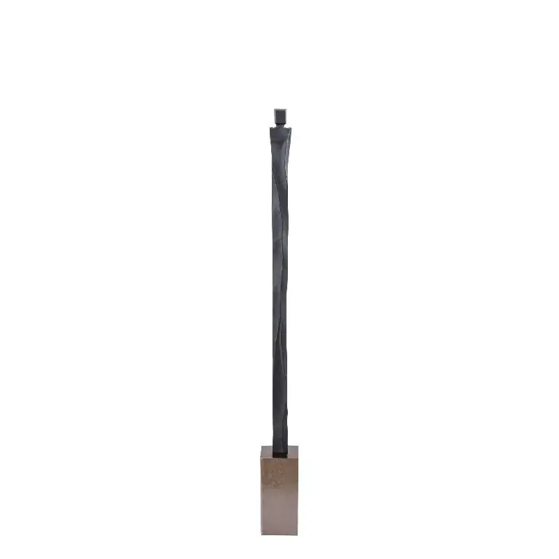 Solange Der Vorrat Reicht Statue – Menschen Design, Aluminium Material, Schwarz, S – Mathias | PTMD