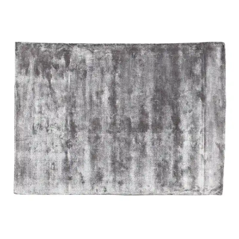 Teppich – Viskose, Gewebtes Design, Rechteckige Form, Grau, XL – Flavia | PTMD Schnäppchen