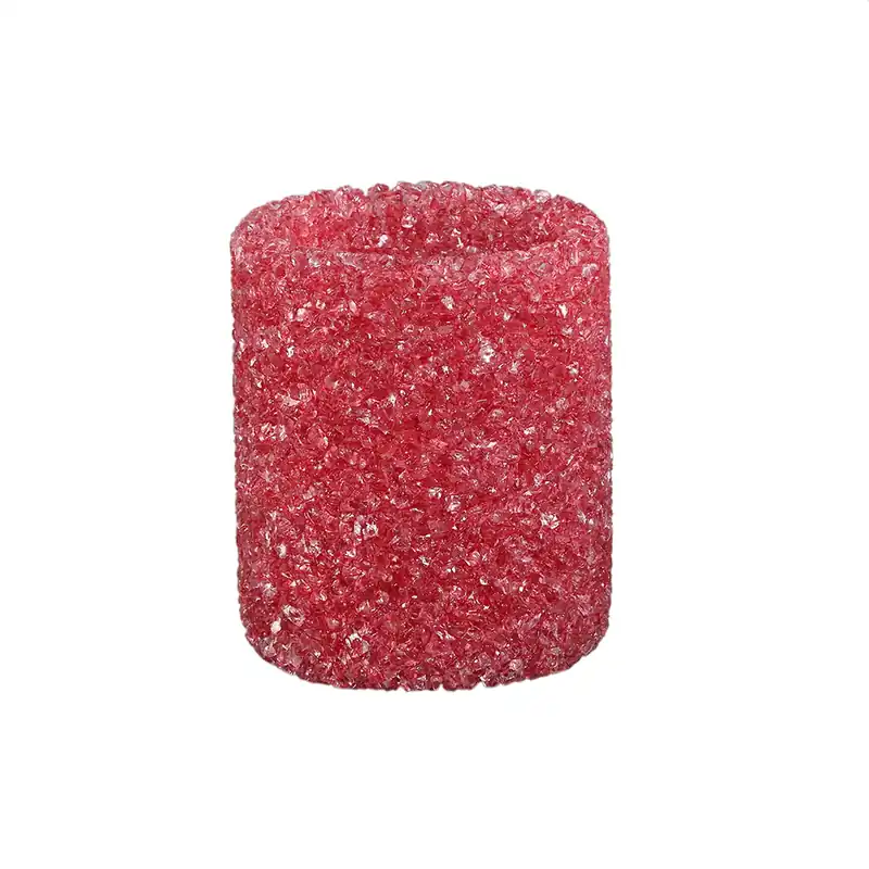 Kracherpreis Teelichthalter – Glas Material, Dunkelrosa Ton, Kristall Design, L – Marsella | PTMD