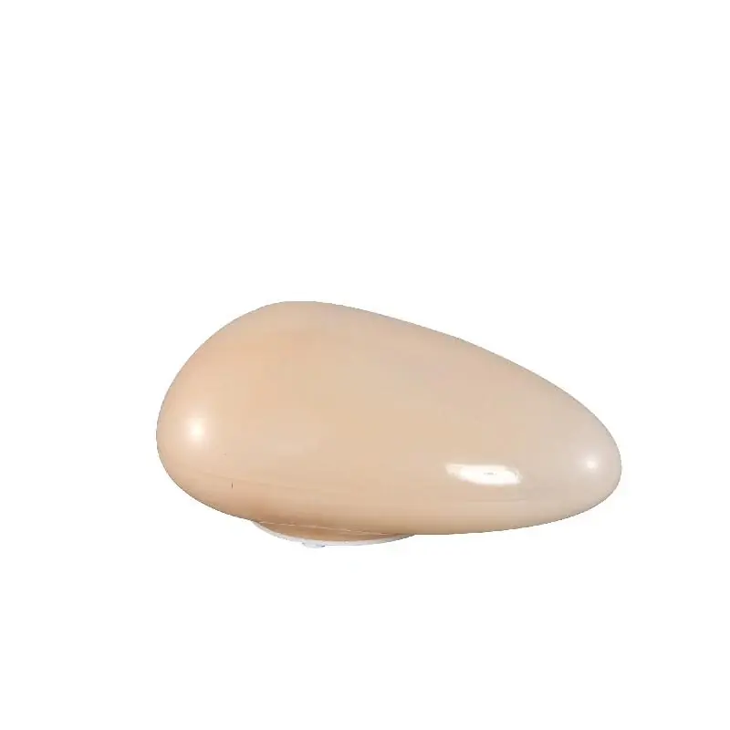 LED-Leuchte – Steinform Design, Aufladbare Funktion, Beige Farbe, L – Shalon | PTMD Direktkauf