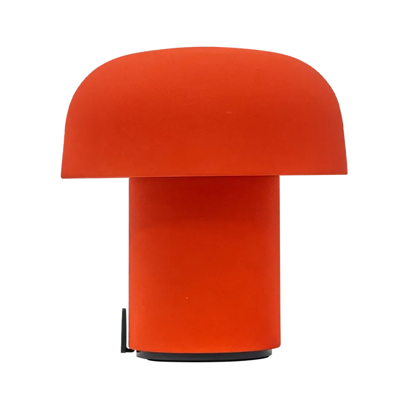 LED-Tischleuchte in Orange mit dimmbarer Beleuchtung, kabellosem Design und wiederaufladbarem Akku – Sensa | Kooduu Aktuell