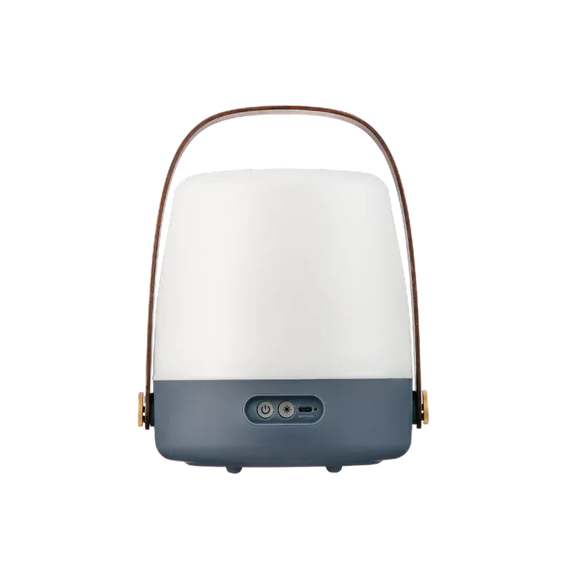 Angebot LED-Leuchte in Ocean Blue mit dimmbarer warmweißer Beleuchtung, tragbarem Design und Holzgriff – Lite-Up | Kooduu