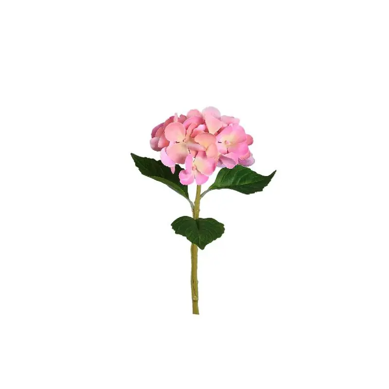 Hortensienblume – Rosa Hortensienzweig aus Polyesterstoff | PTMD Garantierte Lieferung