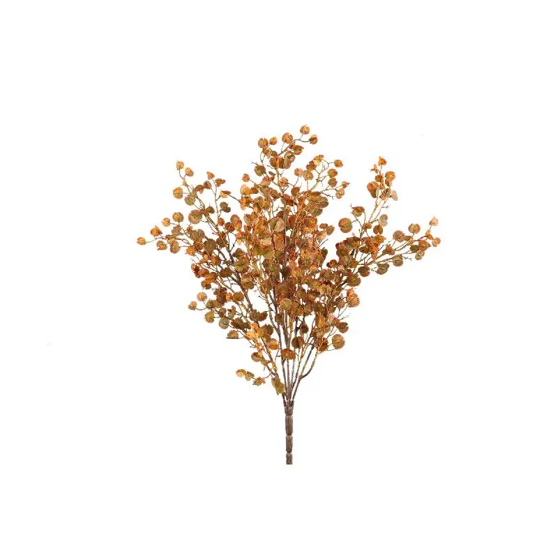 Top-Angebot kunstpflanze – Oranger Knopfblätter-Busch aus Kunststoff | PTMD