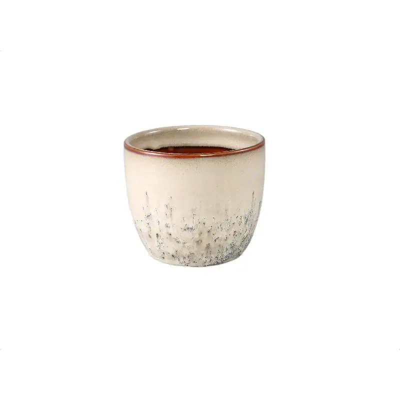 Blumentopf - Keramik, Runde Form, Bauchige Form, Creme, XS - Harper | PTMD Markenware