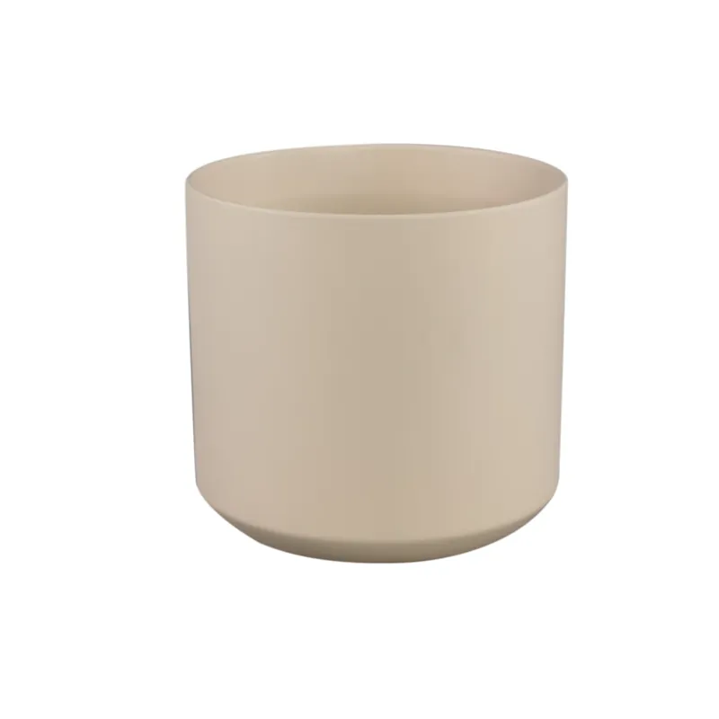 Blumentopf – Creme Oberfläche, Runde Form, Keramik Material, XXL – Fatima | PTMD Angebot