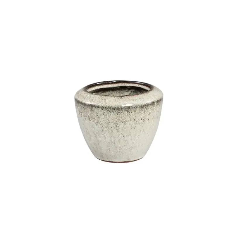 Topf – Beige Oberfläche, Runde Form, Glatte Oberfläche, Keramik Material, XXS – Kyleigh | PTMD Begrenztes Angebot