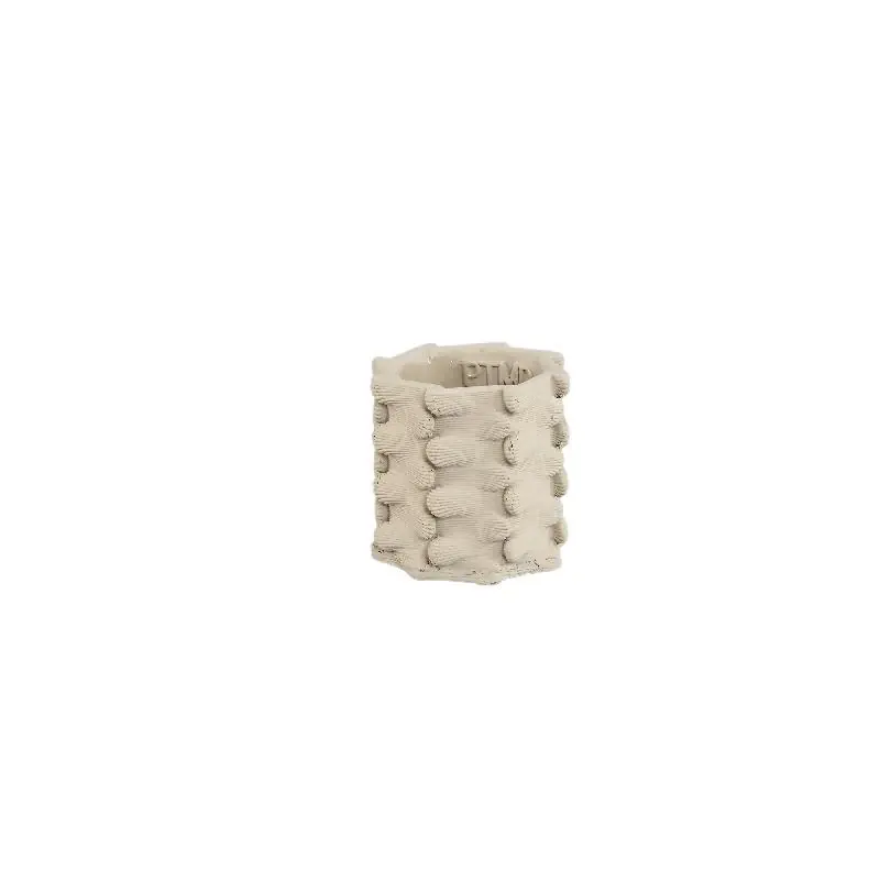 Topf– Beige Farbe, Dreidimensionales Erweiterungs Design, Zement Material, XS – Norma | PTMD Beliebt
