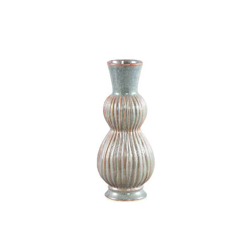 Vase – Hohes Design, Keramik Material, Kugelform, Blau, S – Oswald | PTMD Sonderangebot