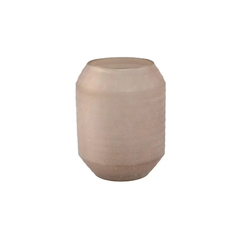 Sofort Bestellen Vase – Beige Farbton, Glas Material, Streifen Design, M – Malia | PTMD