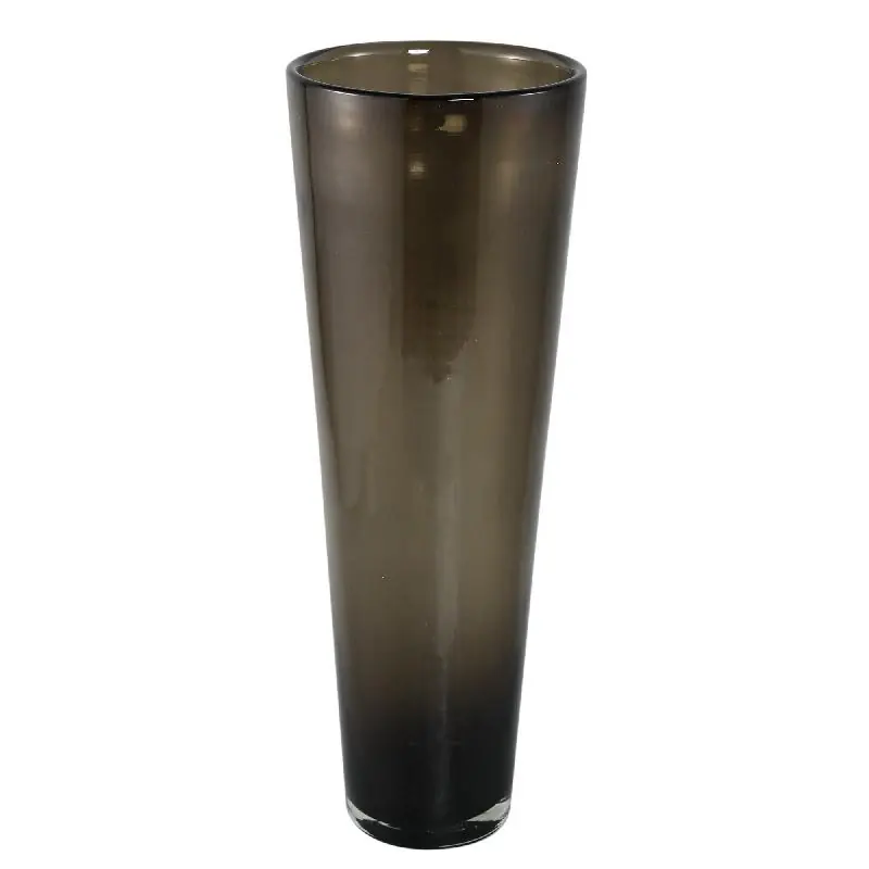 Vase – Struktur Design, Runde Form, Glas Material, Braun, L – Mehran | PTMD Beliebt