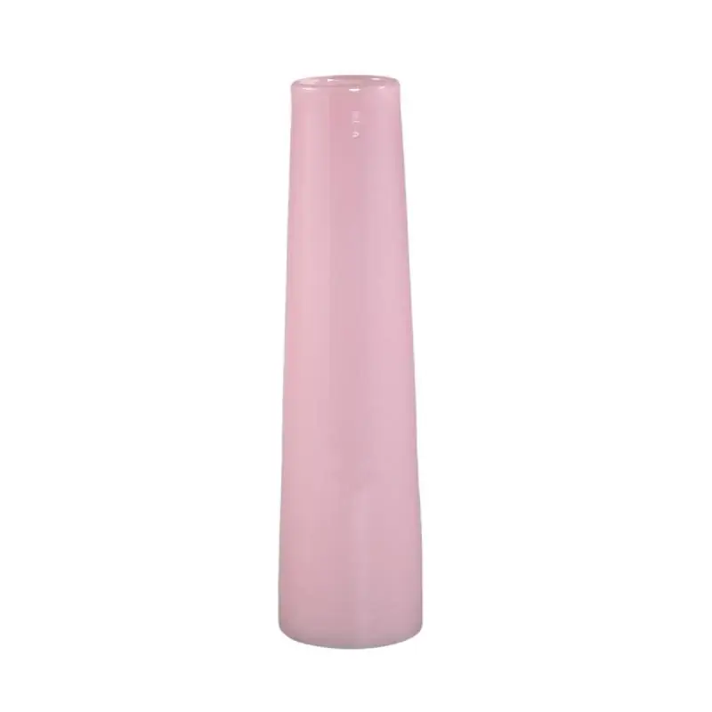 Solange Der Vorrat Reicht Vase – Runde Form, Glas Material, Hellrosa, L – Saelah | PTMD